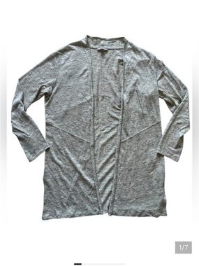 PURE collection linen cardigan- crunchy mom